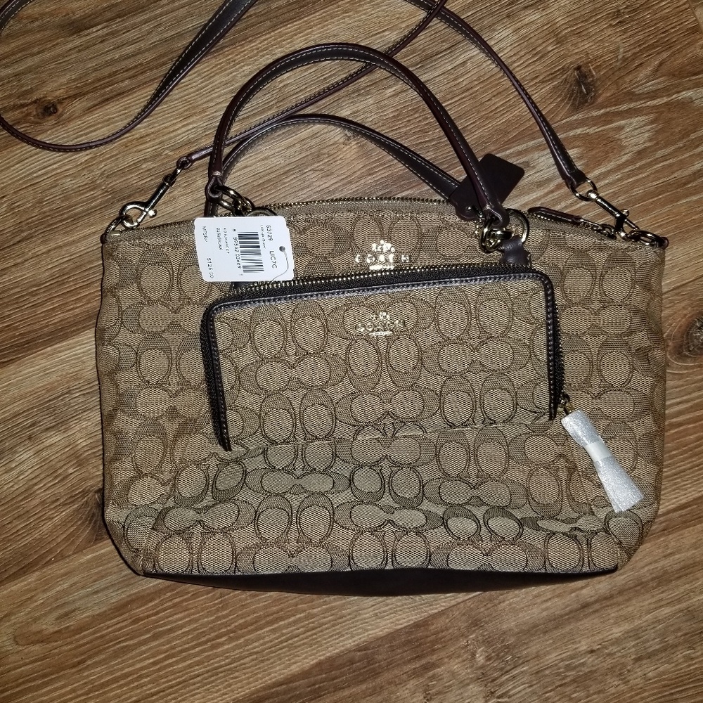 Coach Kisty handbag & matching wallet .